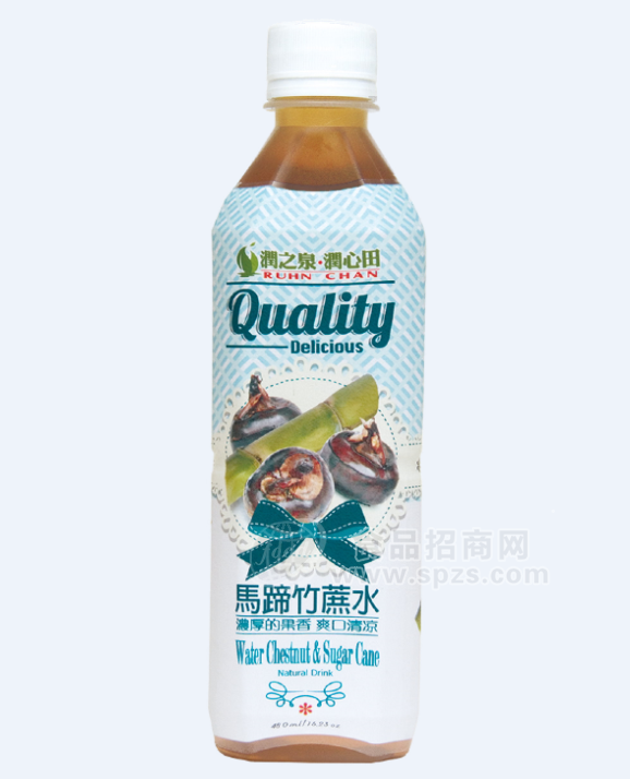 润之泉果汁饮料 马蹄竹蔗水480ml