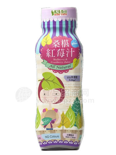 潤(rùn)之泉 桑葚紅莓汁 茶飲料330ml 