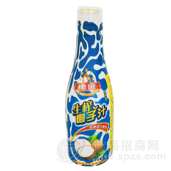 椰匠  生榨椰子汁 果肉型植物蛋白饮料 1L