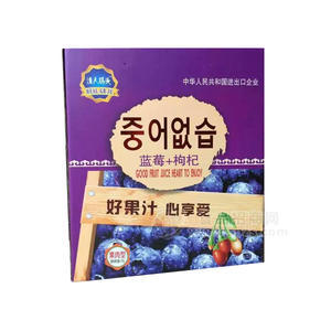 渔人码头果肉型蓝莓+枸杞果汁饮料