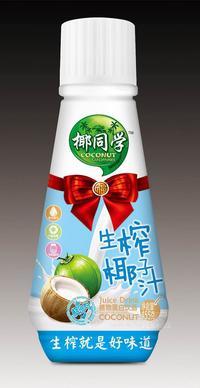 椰同学生榨椰子汁植物蛋白饮品455克