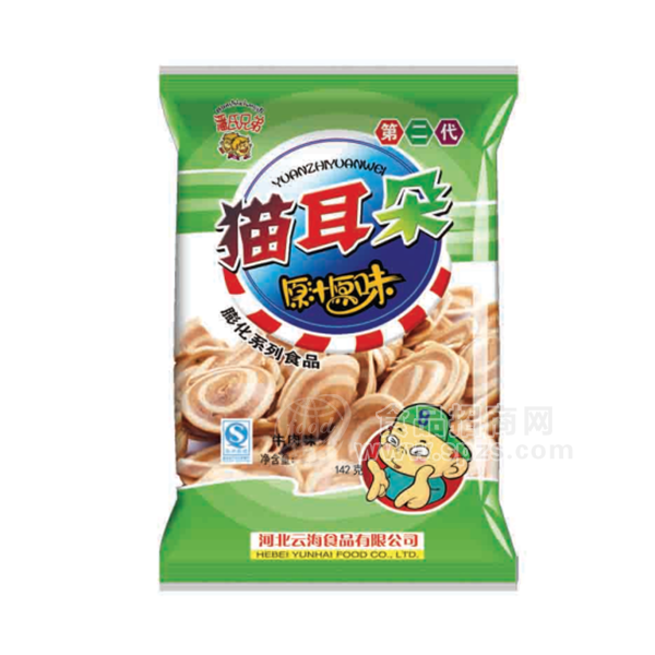 潘氏兄弟貓耳朵 膨化食品牛肉味 142g