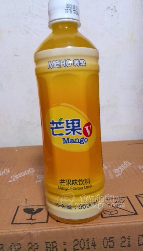 供应香港饮料 道地美果芒果味柠檬味 500毫升15瓶/箱