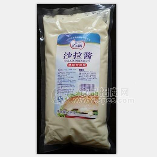 供應(yīng)1kg高溫果醬奶酪醬 食品沙拉醬 烘焙專(zhuān)用百利沙拉醬