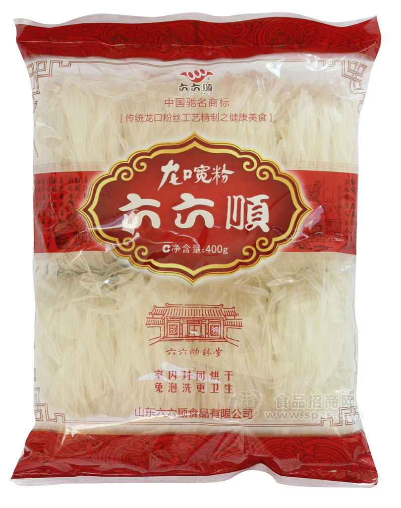 供應(yīng)六六順龍口寬粉400g