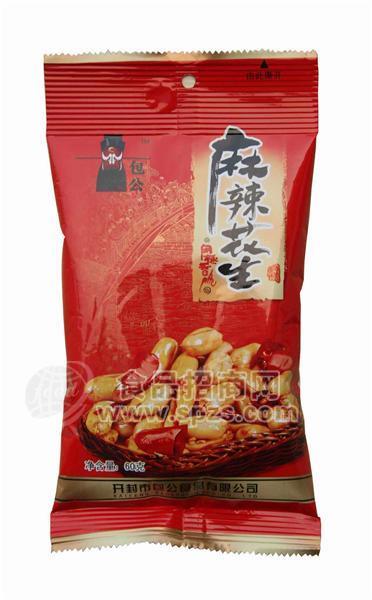 開(kāi)封特產(chǎn)包公麻辣花生休閑食品60g