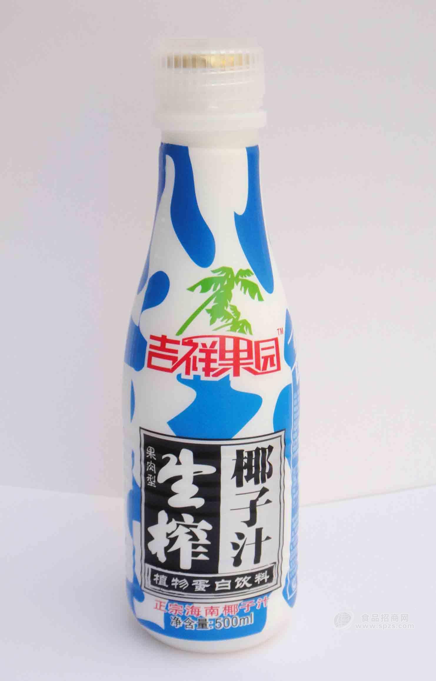 生榨椰子汁500ml/瓶裝