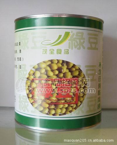 供應蜜綠豆罐頭 綠豆顆粒 刨冰沙冰專用 3.35kg