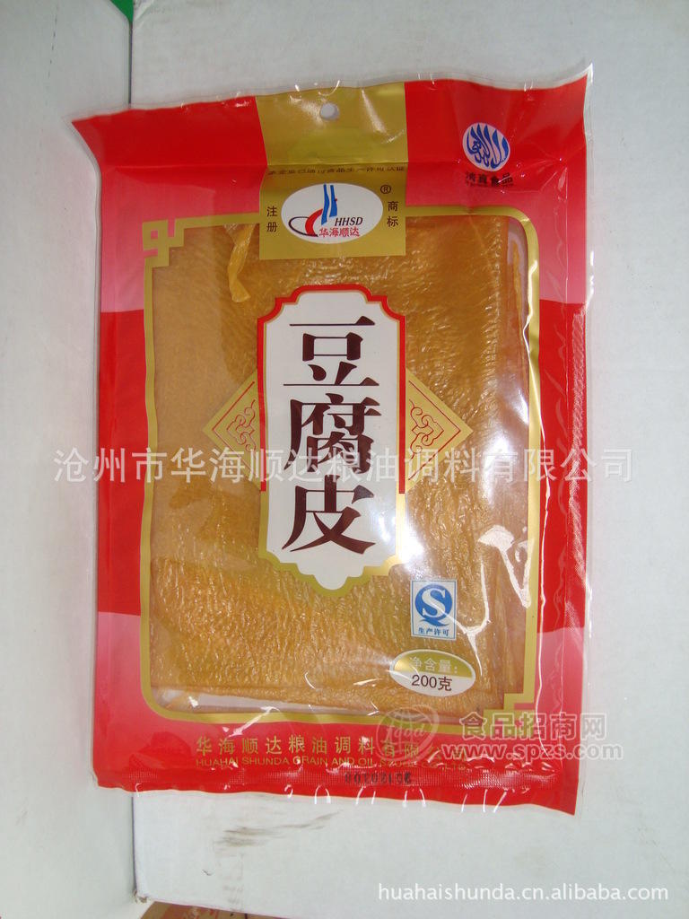 供應(yīng)【干制水產(chǎn)品】優(yōu)質(zhì)豆腐皮200g