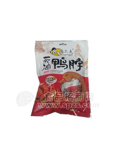 108g卤工夫茶油鸭脖（香辣味）（10包起包邮）