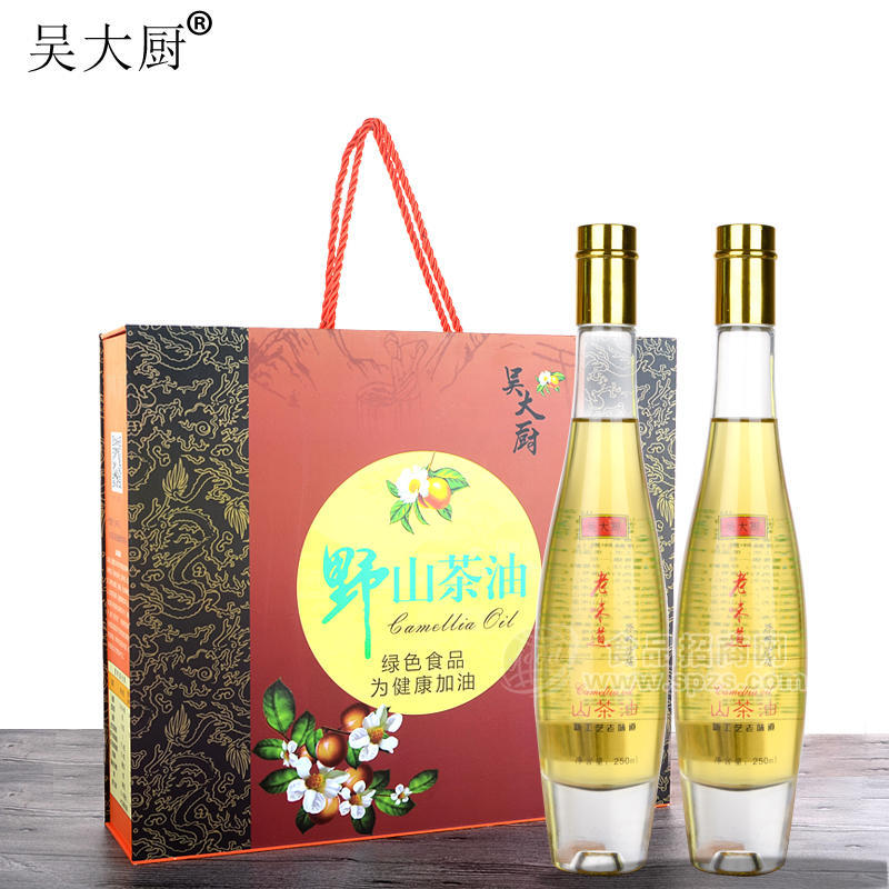 吳大廚山茶油招商禮盒裝