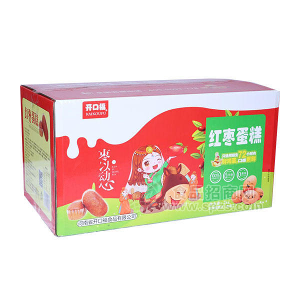 开口福 红枣蛋糕 糕点
