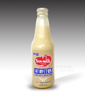 时代之星鲜磨豆奶植物蛋白饮料玻璃瓶300ml
