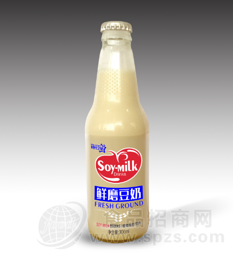 时代之星鲜磨豆奶植物蛋白饮料玻璃瓶300ml