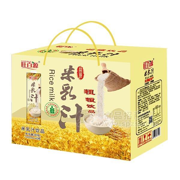 旺百源米乳汁粗糧飲品1000mlx6瓶