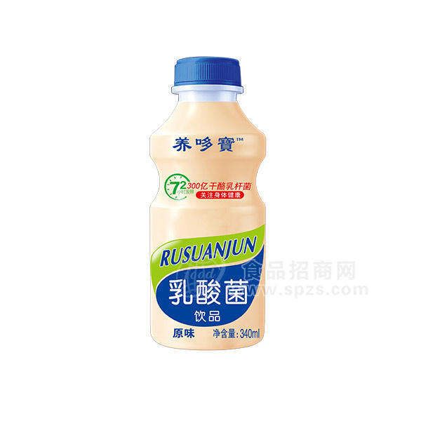 ·养哆宝 原味乳酸菌 饮品 340ML 