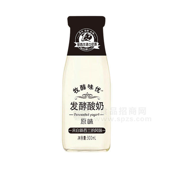 ·牧醇味优  原味 发酵酸奶 300ML 