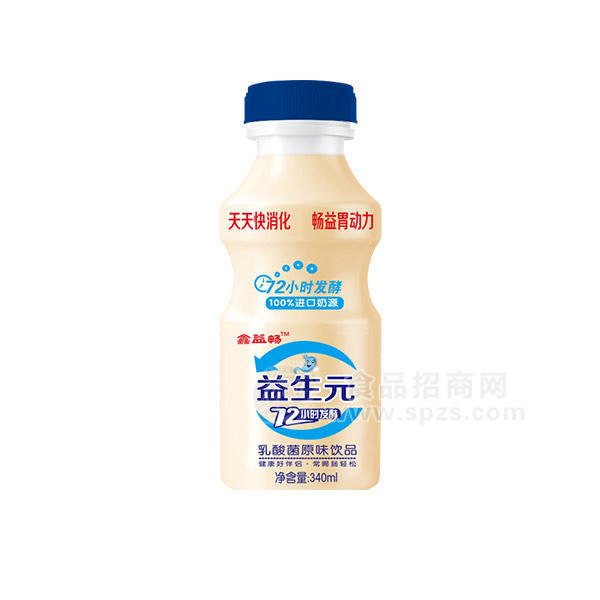 ·鑫益畅  益生元 原味乳酸菌 饮品 340ML 