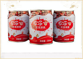 歡樂谷紅豆?jié)鉂{250ml