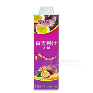 蜜沁源百香果汁饮料 果汁饮料1L