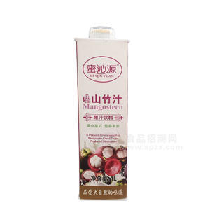 蜜沁源 山竹汁果汁飲料1L