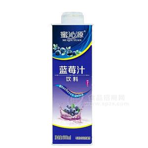 蜜沁源藍莓汁飲料 果汁飲料1L