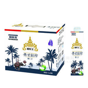 泰式鮮榨椰子汁 植物蛋白飲料 1L