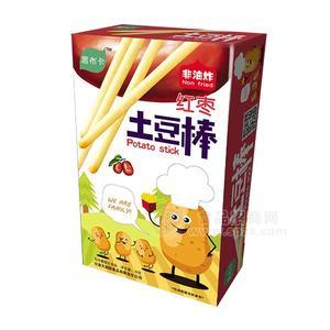 薯布卡 土豆棒 休閑食品盒裝 玩具食品