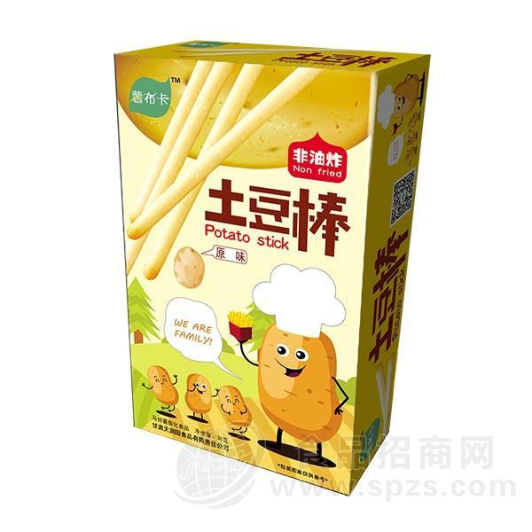 薯布卡原味土豆棒休闲食品盒装