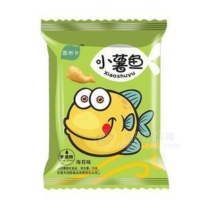 薯布卡海苔味小薯魚休閑食品袋裝