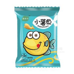 薯布卡燒烤味小薯魚(yú)休閑食品袋裝20g