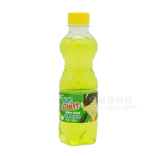 德雨蘋果味汽水飲料260ml