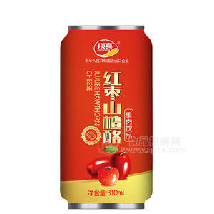 頂真紅棗山楂酪果肉飲品 310ml