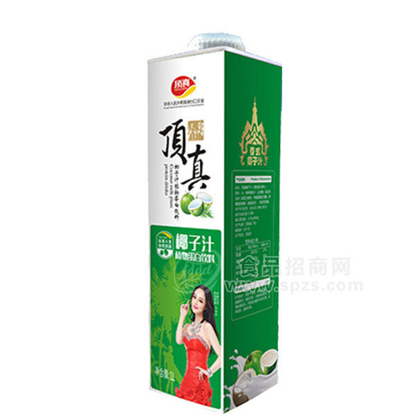 頂真椰子汁 植物蛋白飲料1L