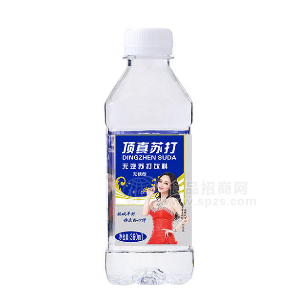顶真无汽苏打饮料无糖型360ml
