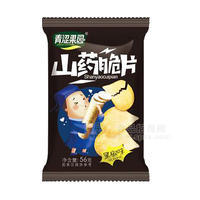 青澀果園山藥脆片 黑椒味 休閑食品56g