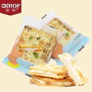 爱莫手感软奶牛轧饼 海苔味休闲食品