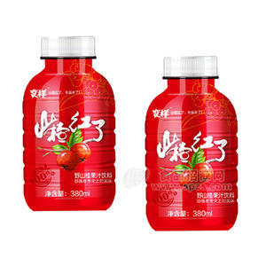 山楂红了 野山楂果汁饮料380ml