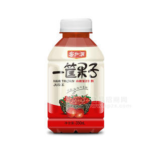 客加满一筐果子 山楂果汁饮料350ml