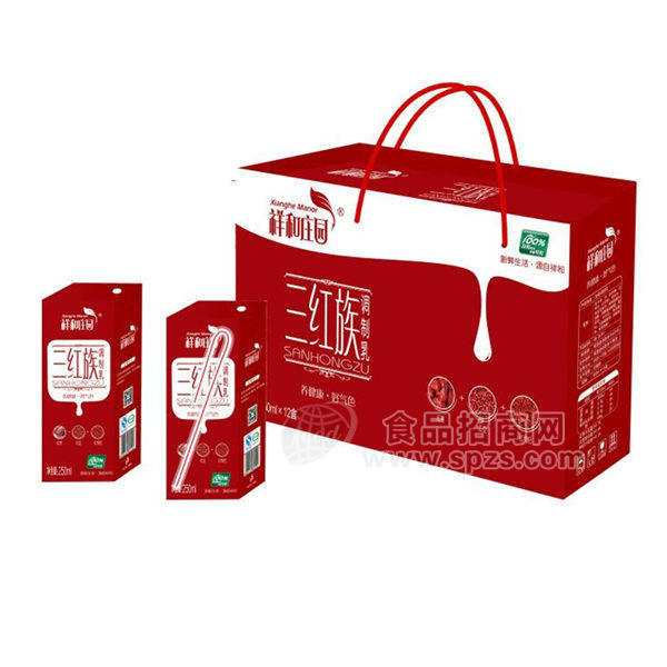 祥和莊園三紅族調(diào)制乳 乳飲料250ml