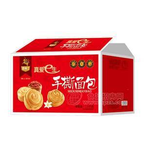 麦纯士  手撕面包 休闲食品 箱装 1.5kg
