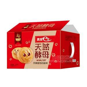 麦纯士  天然酵母 手撕面包 休闲食品 箱装