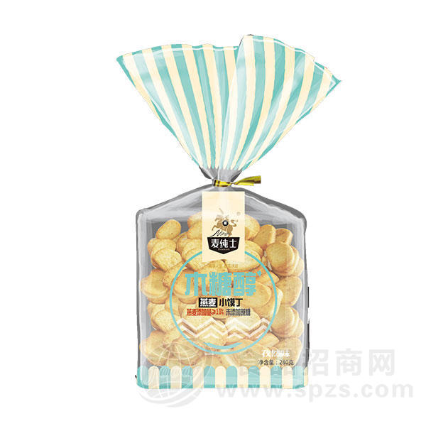 麦纯士  燕麦木糖醇 小馍丁 休闲食品 280g