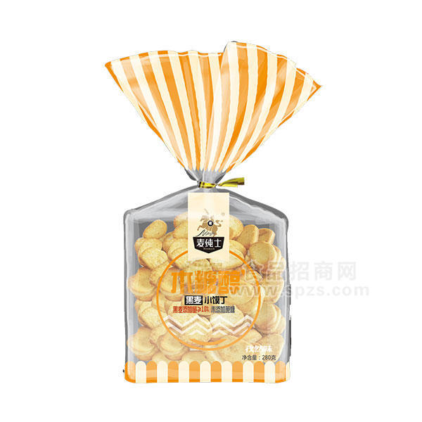 麦纯士  木糖醇 黑麦小馍丁（孜然味）休闲食品280g