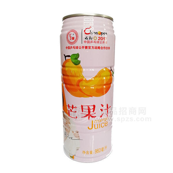 汇之果芒果汁果汁饮料960ml
