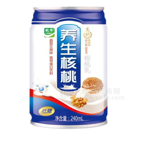 乐牛  养生核桃 植物蛋白饮料  240ML