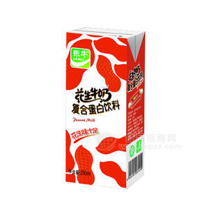 樂牛 花生牛奶 復(fù)合蛋白飲料250mL