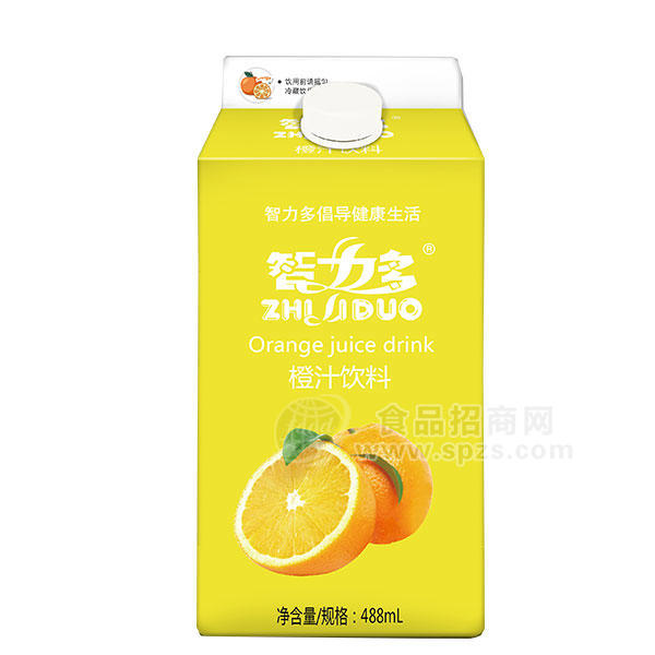 智力多橙汁飲料 果汁飲料460ml