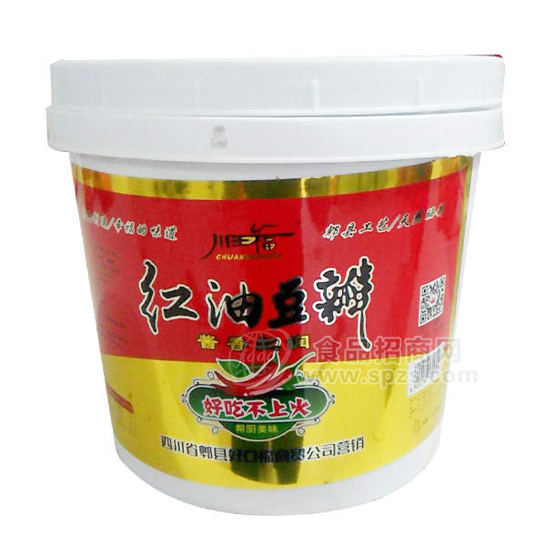 川王福 紅油豆瓣醬香紅潤調(diào)味品