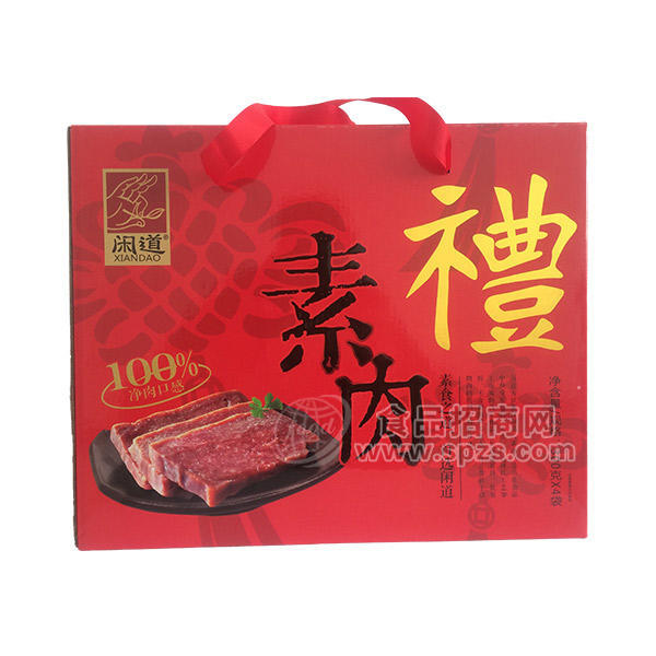 閑道  素肉 休閑食品禮盒裝 300gx4袋